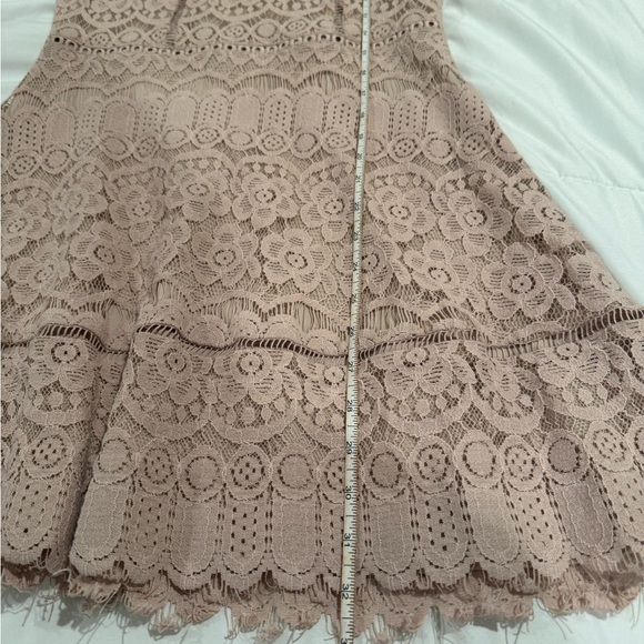 Moon River Blush Lace Dress - Picture 6 of 7